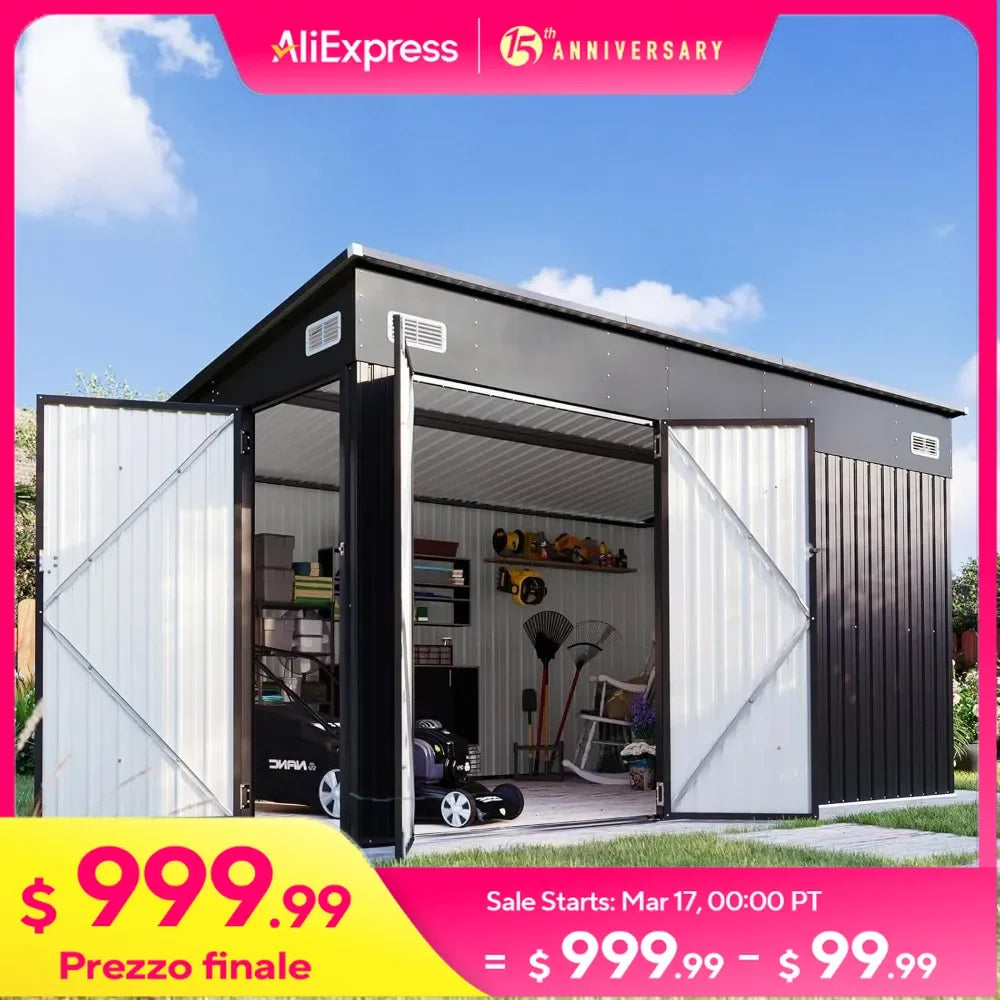 11.5’x7.5’ Outdoor Storage Shed