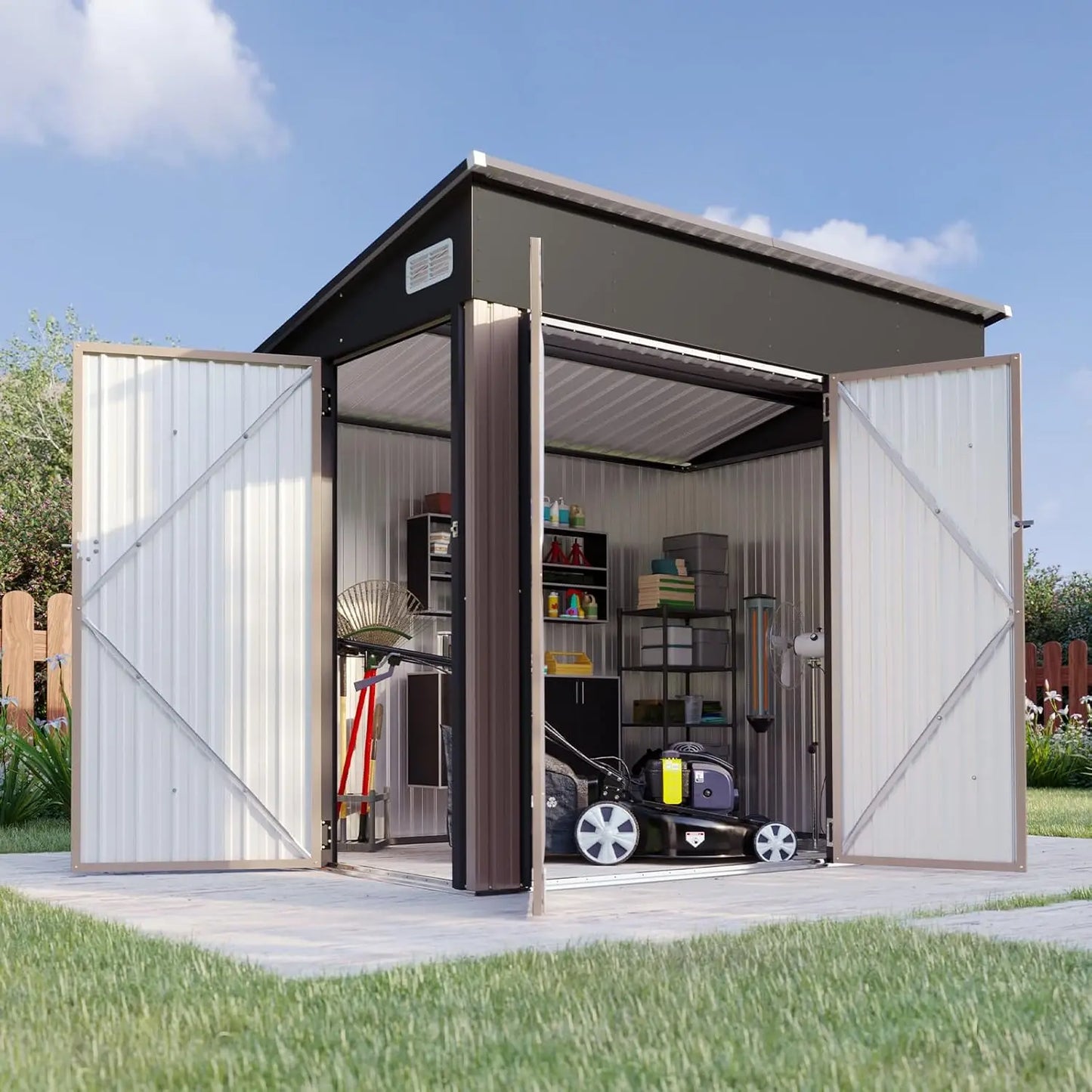 11.5’x7.5’ Outdoor Storage Shed
