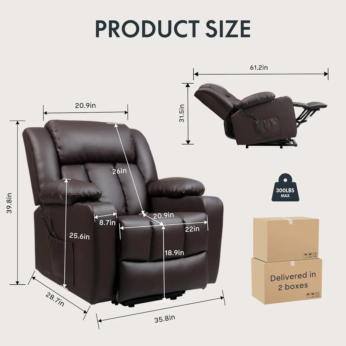 Power Lift Recliner Chair