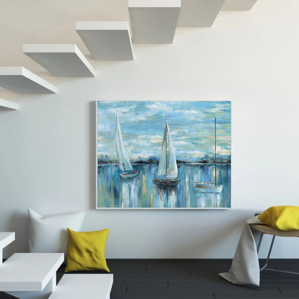 Sailboat Oil Paint