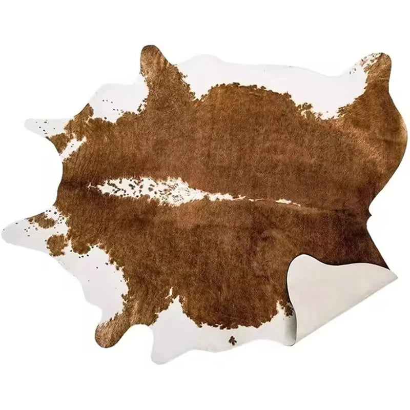 Faux Fur Animal Cow Hide Carpet,