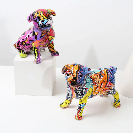 Graffiti Pug Dog