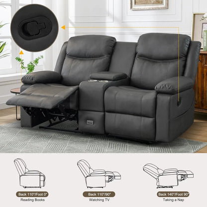 Reclining Loveseat with Console
