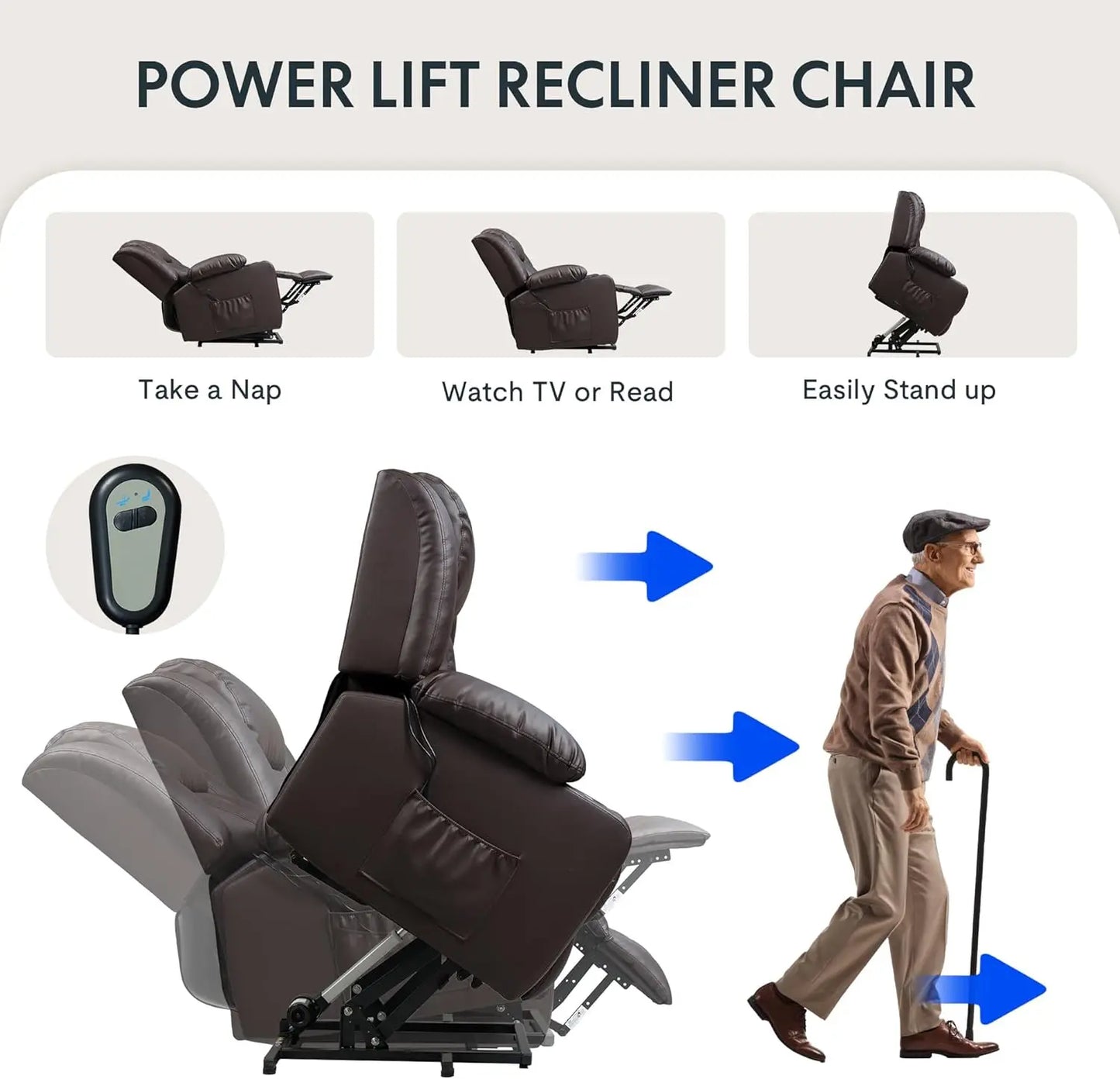 Power Lift Recliner Chair