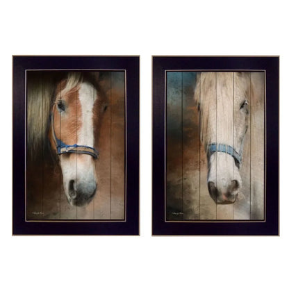 2-Piece horse pictures