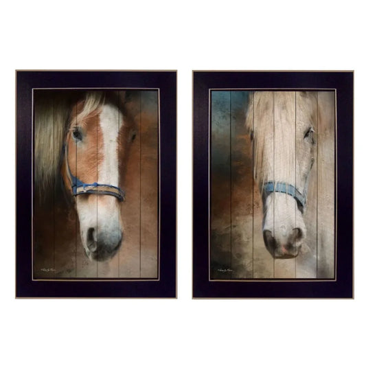 2-Piece horse pictures