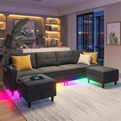 LED Sectional Couches