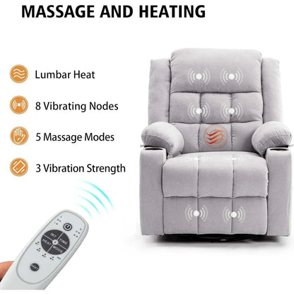 Power Swivel Rocker Recliner
