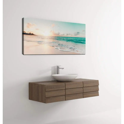 Canvas Prints Beach Sunset