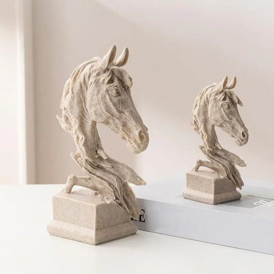 Resin Horse Sculpture