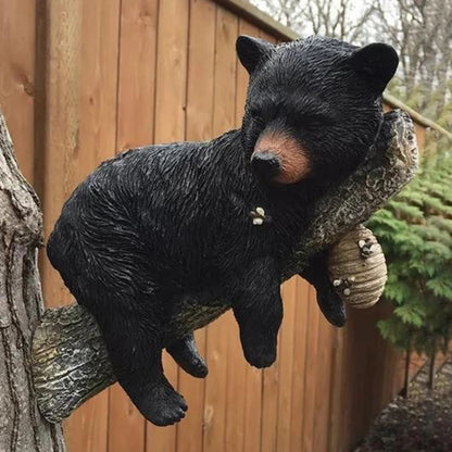 Bear Cub Tree Hugger Wall-Mounted