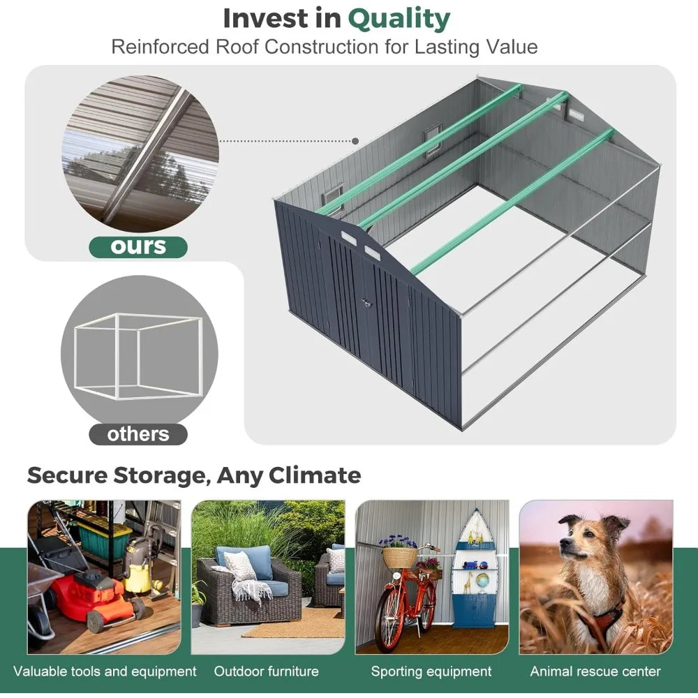 Metal 10x10 Outdoor Storage,