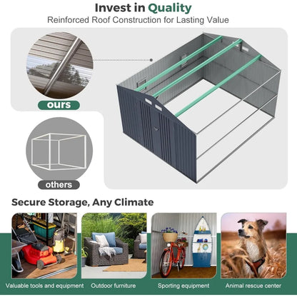 Metal 10x10 Outdoor Storage,