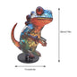Metal Painted Animal Ornament