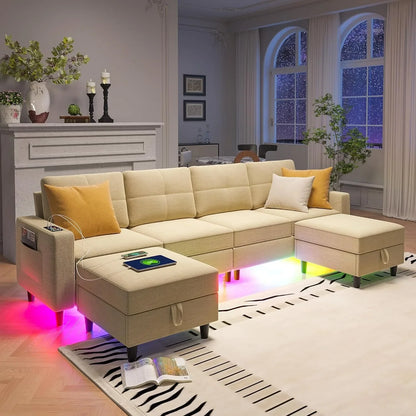 LED Sectional Couches