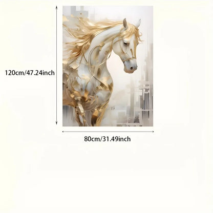 Golden horse painting