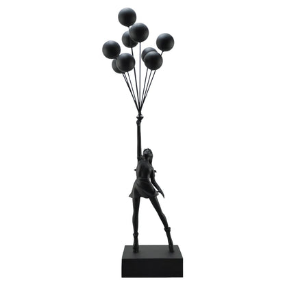 Art Balloon Girl Statues
