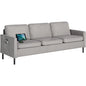 Fabric Loveseat Sofa with 2 USB,