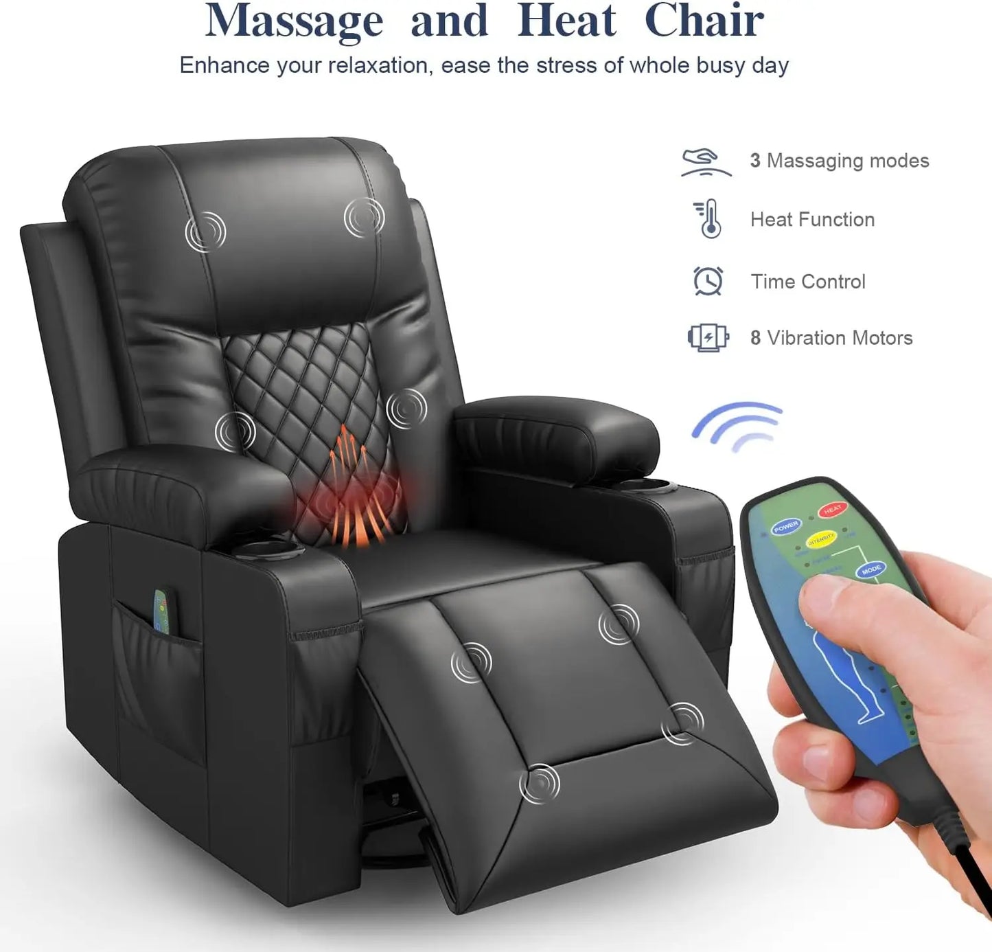 Recliner Chairs, Massage Rocker