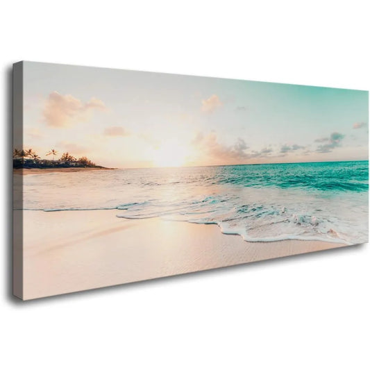 Canvas Prints Beach Sunset