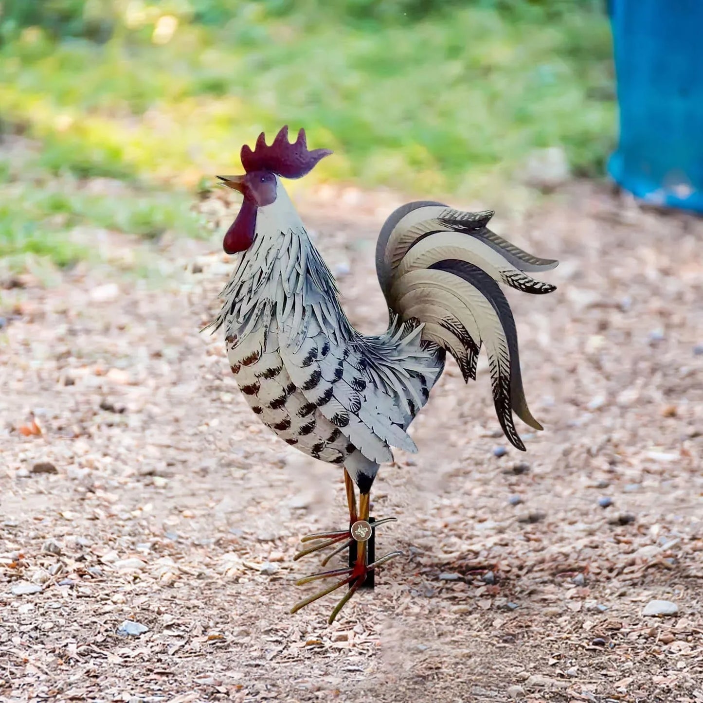 Outdoor Rooster Decoration
