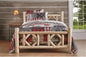 Diamond Cedar Log Bed Frame Twin, Rustic Natural Wood Bed Frames With Headboard