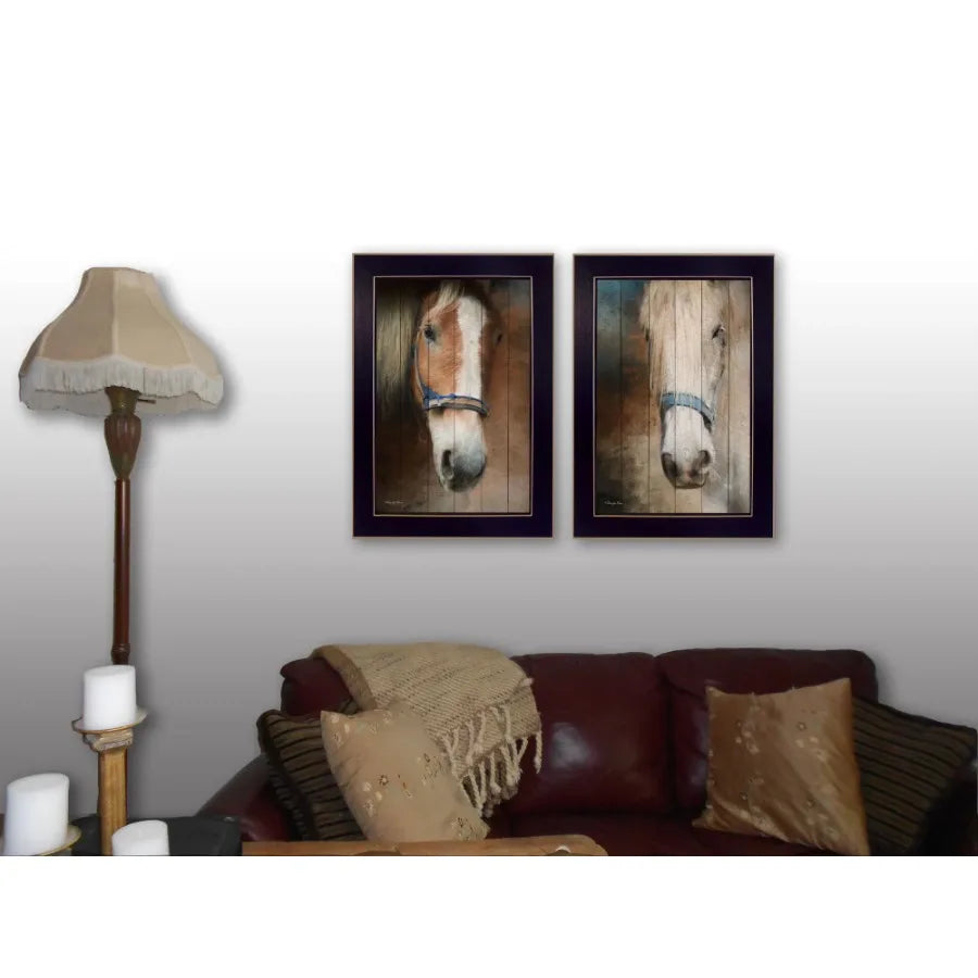 2-Piece horse pictures