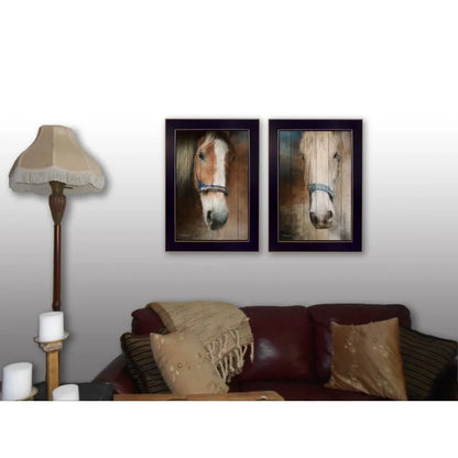2-Piece horse pictures