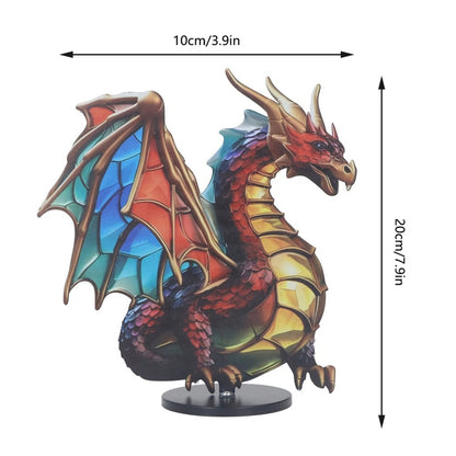 Metal Painted Animal Ornament