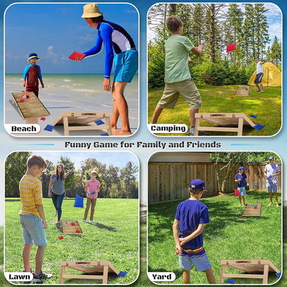 Carrying Case Foldable Cornhole Game