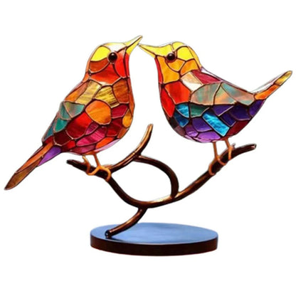 Metal Painted Animal Ornament