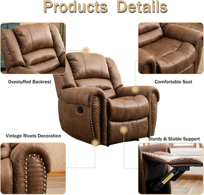 Leather Recliner Chair,