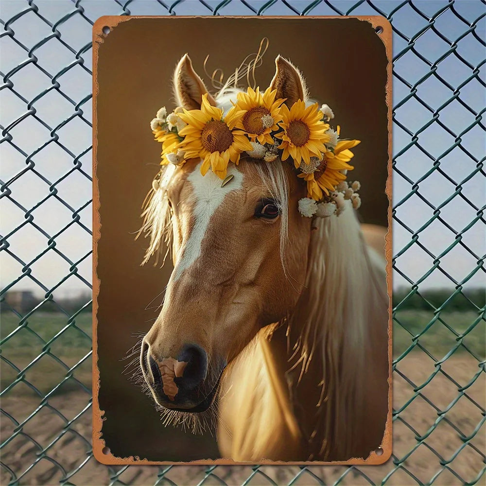 Vintage Horse Metal