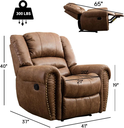 Leather Recliner Chair,
