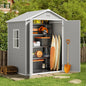 6x4.4 FT Plastic Outdoor Storage Shed