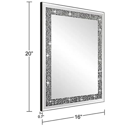 Crystal Crush Diamond Mirror 16x20