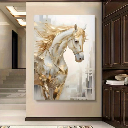 Golden horse painting