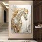Golden horse painting