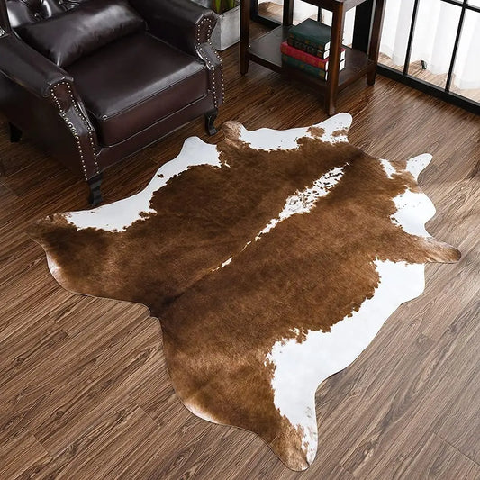Faux Fur Animal Cow Hide Carpet,
