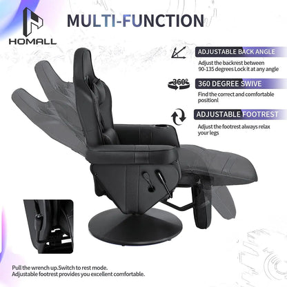 Computer Racing Style Pu Leather
