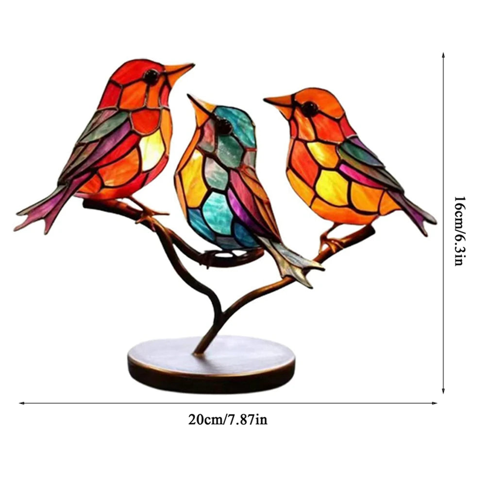 Metal Painted Animal Ornament