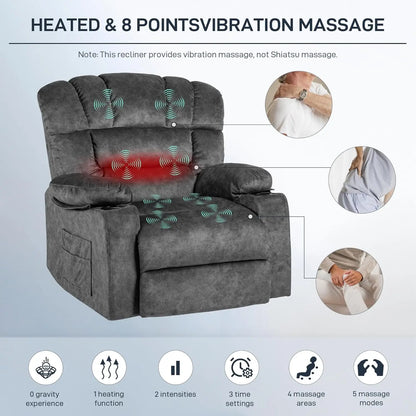 Recliner Chair Massage Heated