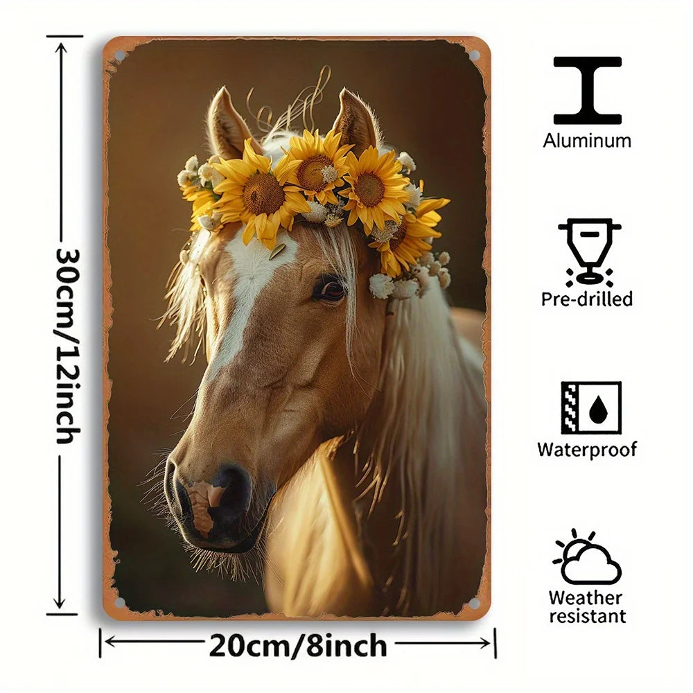Vintage Horse Metal