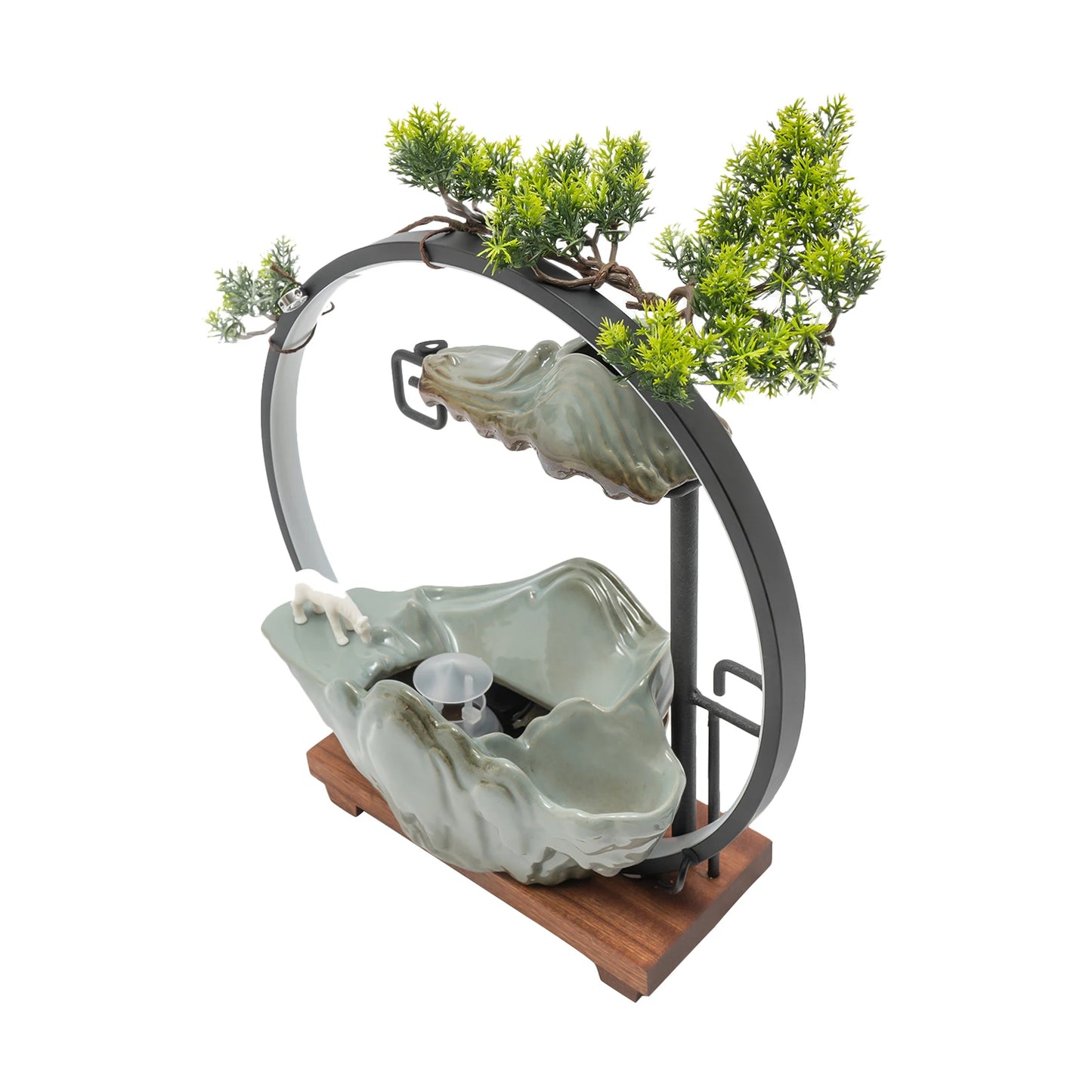 Backflow Incense Holder with Water Fountains