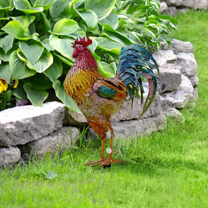 Outdoor Rooster Decoration