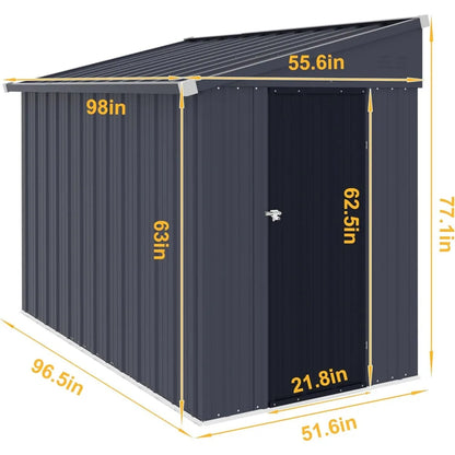 4' x 8' Outdoor Storage Shed