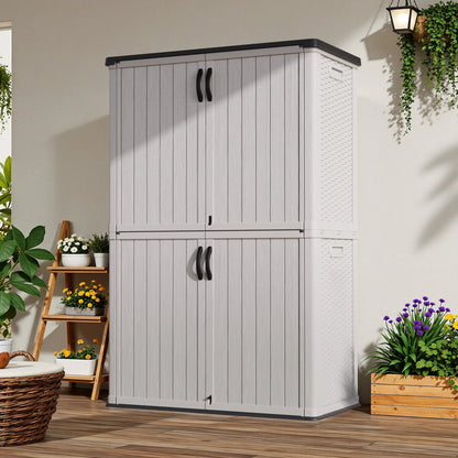Outdoor Vertical Storage Shed