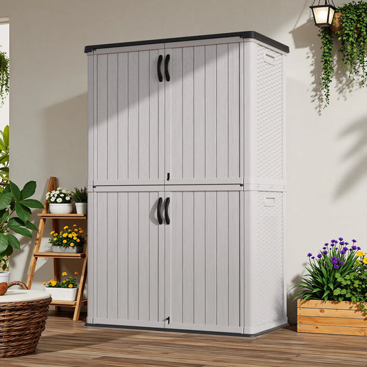Outdoor Vertical Storage Shed