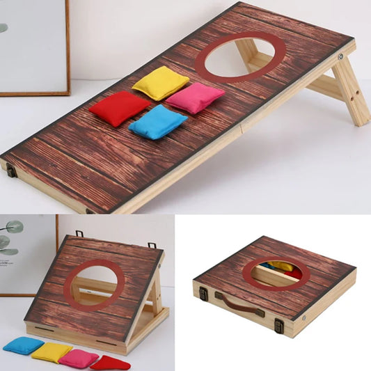 Carrying Case Foldable Cornhole Game
