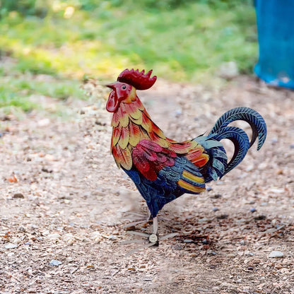 Outdoor Rooster Decoration